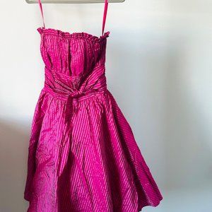 Betsey Johnson party dress Size S US 4 Fusia